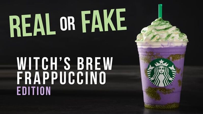 REAL OR FAKE: Witch's Brew Frappuccino Edition