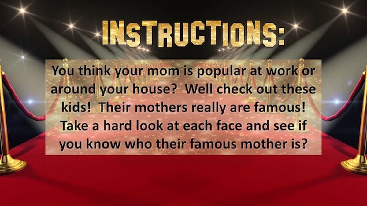 Famous Mothers Game image number null