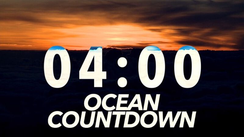 Ocean Countdown Clock