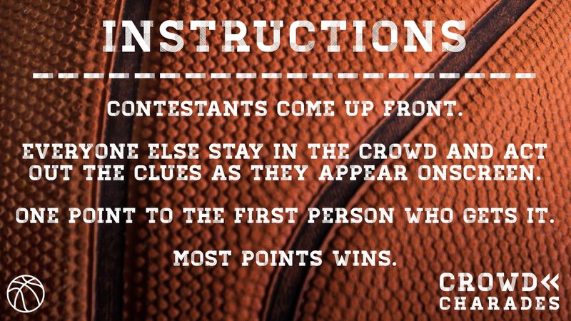 Crowd Charades: Basketball Edition