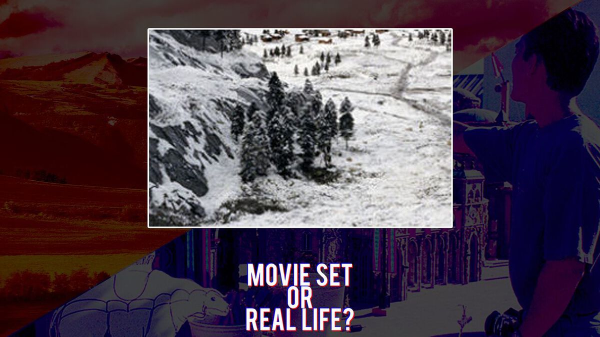 Movie Set or Real Life? image number null