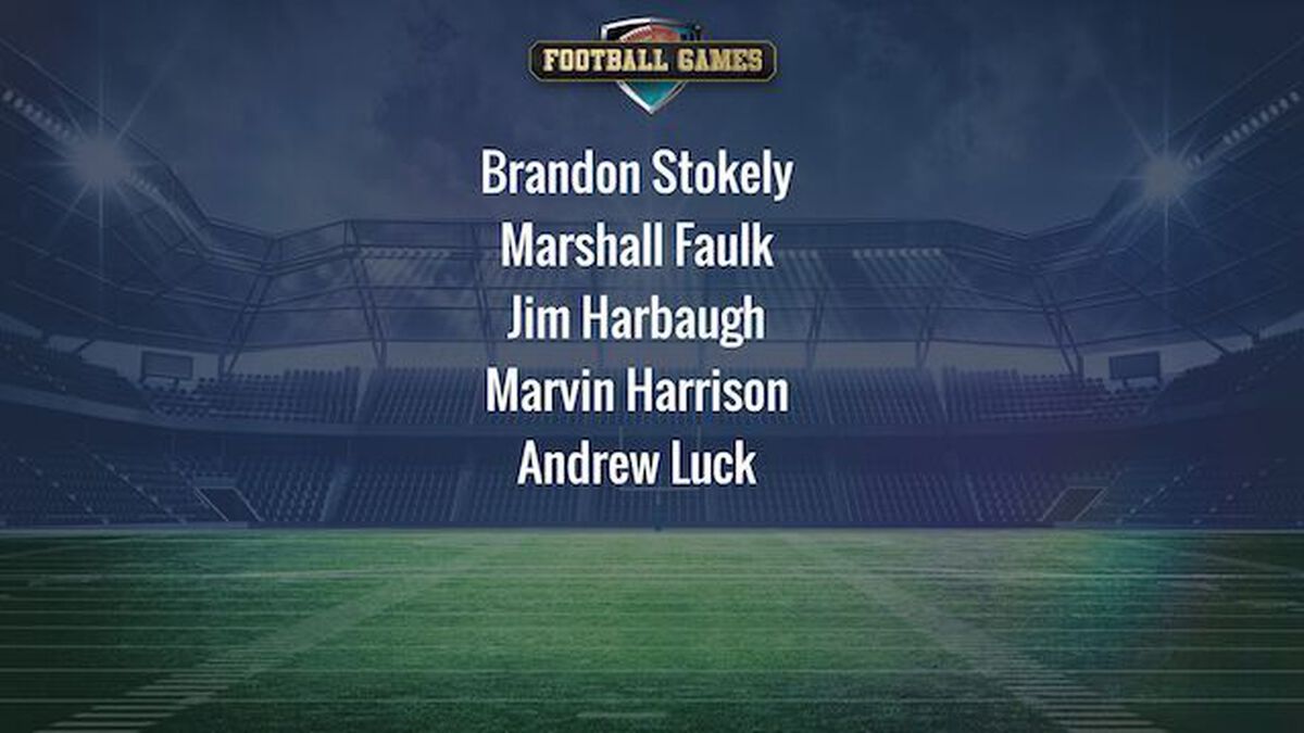 Five Football Players, One Team image number null