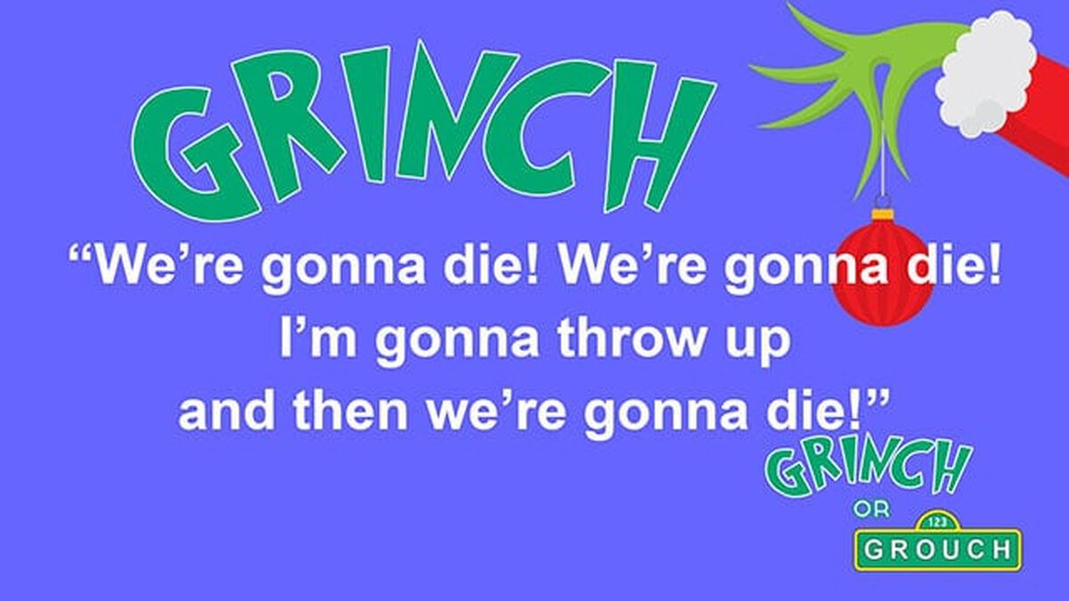 Grinch or Grouch image number null