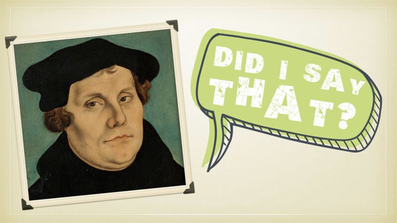 Martin Luther Insults