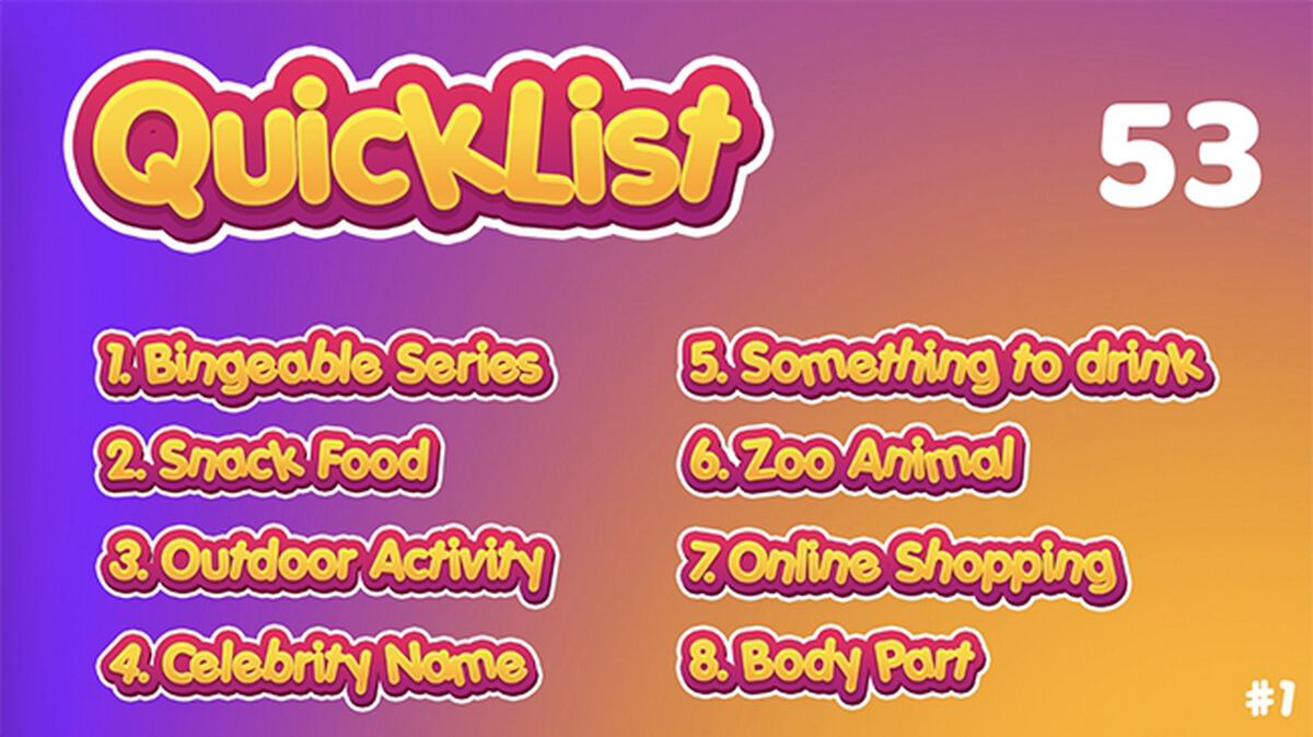 Quicklist Game image number null