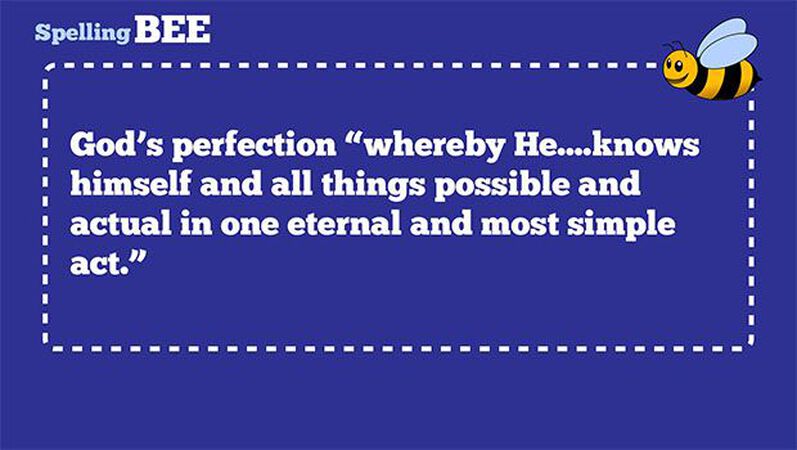 Spelling Bee 2: Big Theological Words Edition