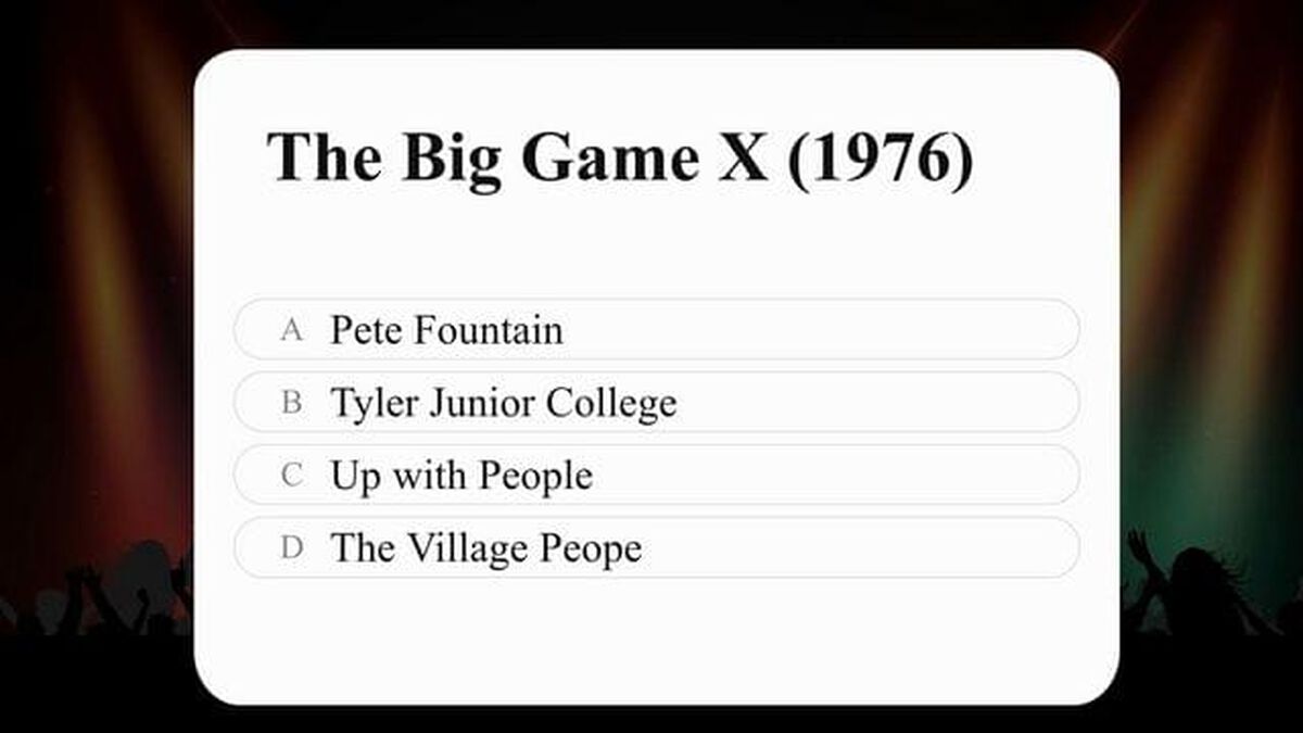 The Big Game Halftime Show Trivia image number null
