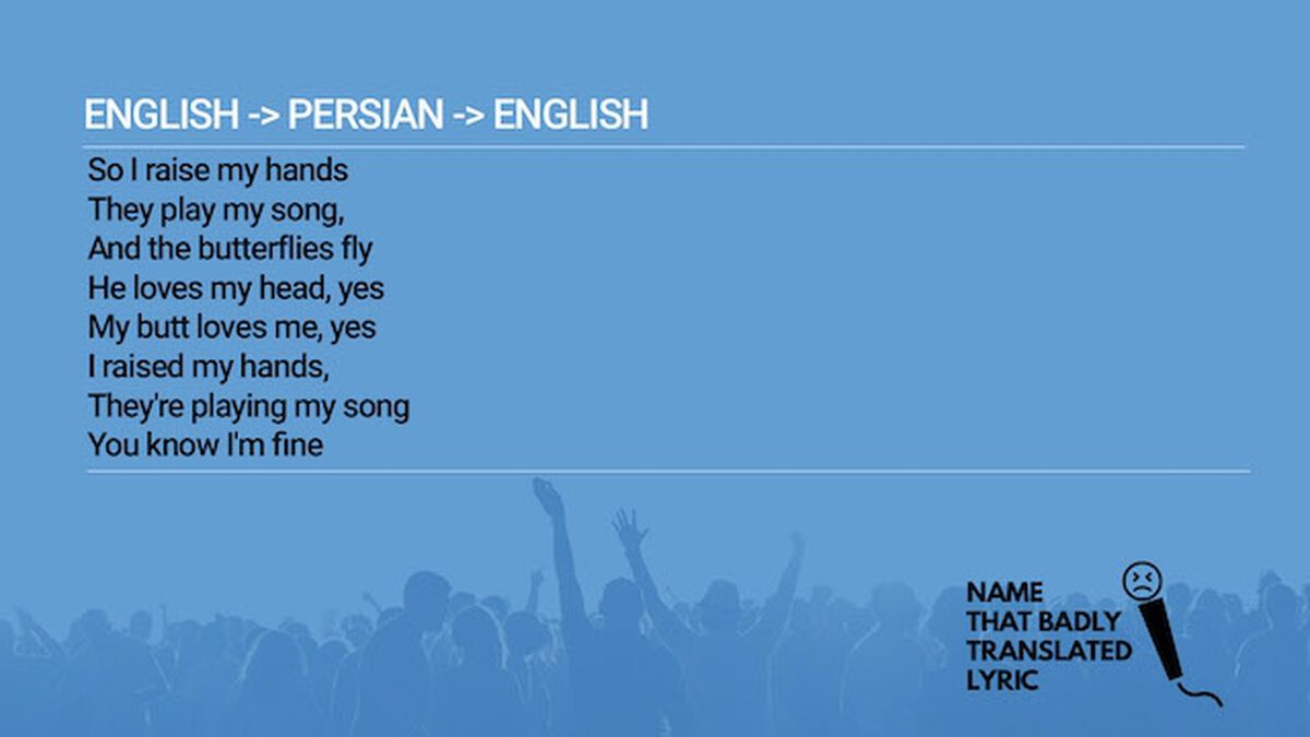 Name That Badly Translated Lyric image number null
