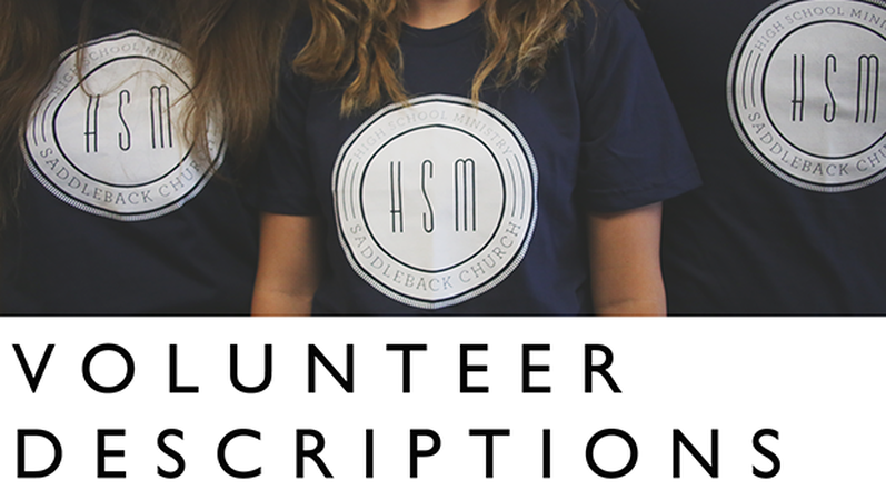 Volunteer Descriptions