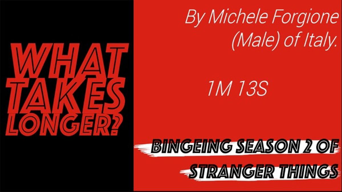 What Takes Longer? Stranger Things 2 Edition image number null