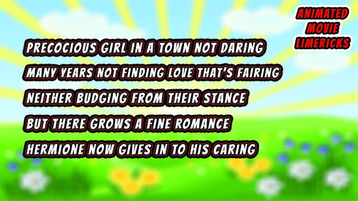 Animated Movie Limericks image number null
