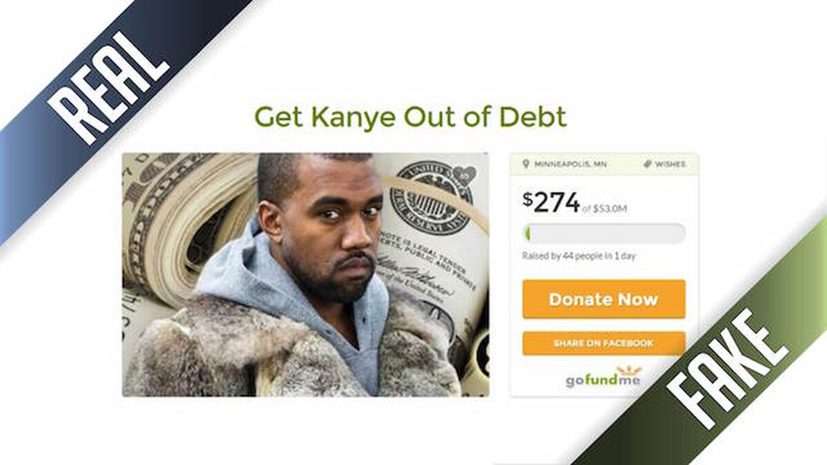 GoFundMe: Real or Fake image number null