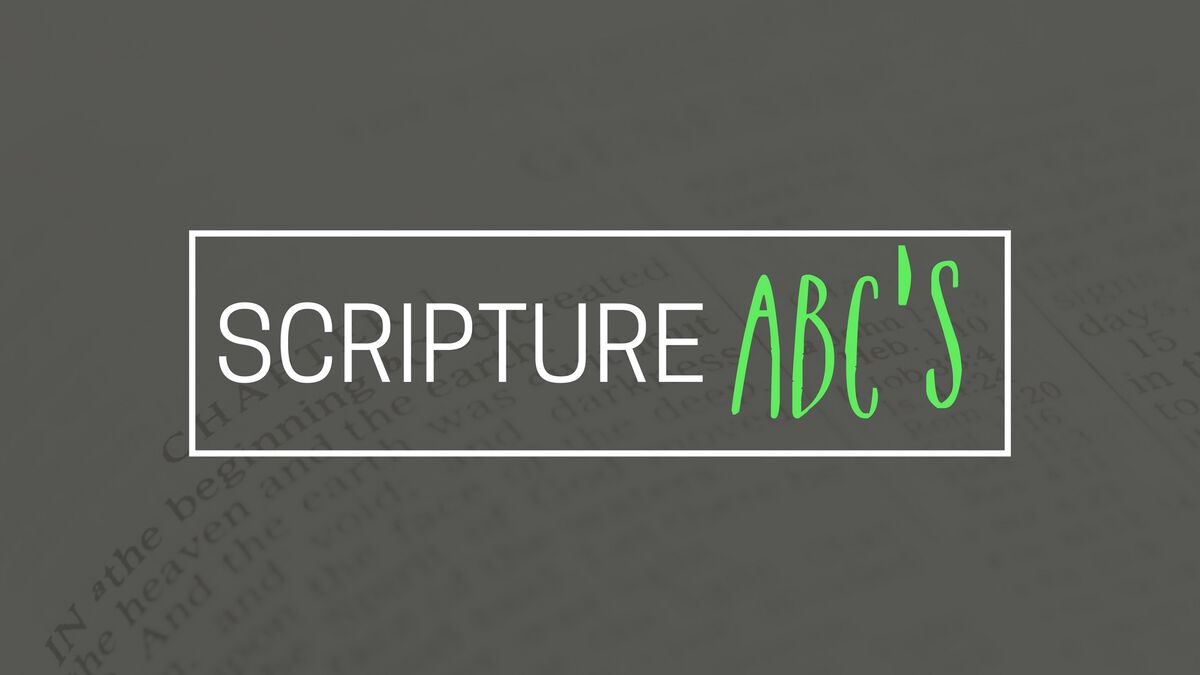 Scripture ABC's image number null