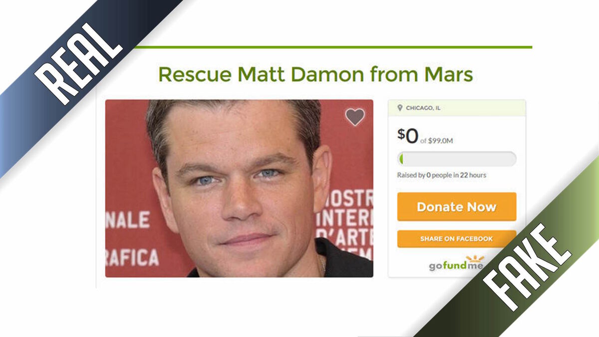 GoFundMe: Real or Fake image number null