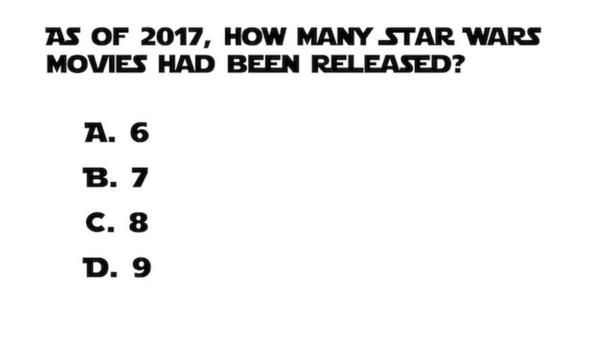 Star Wars Trivia image number null