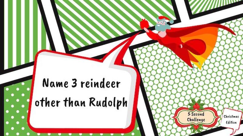 5-Second Challenge Christmas Edition