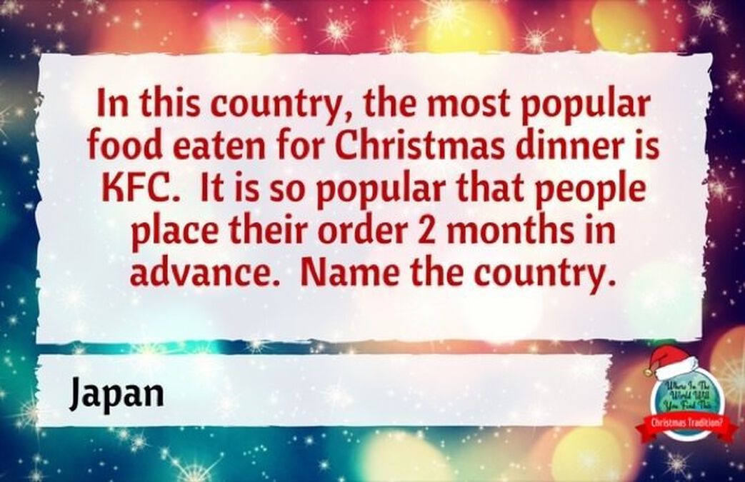 Where in the World: Christmas Traditions image number null