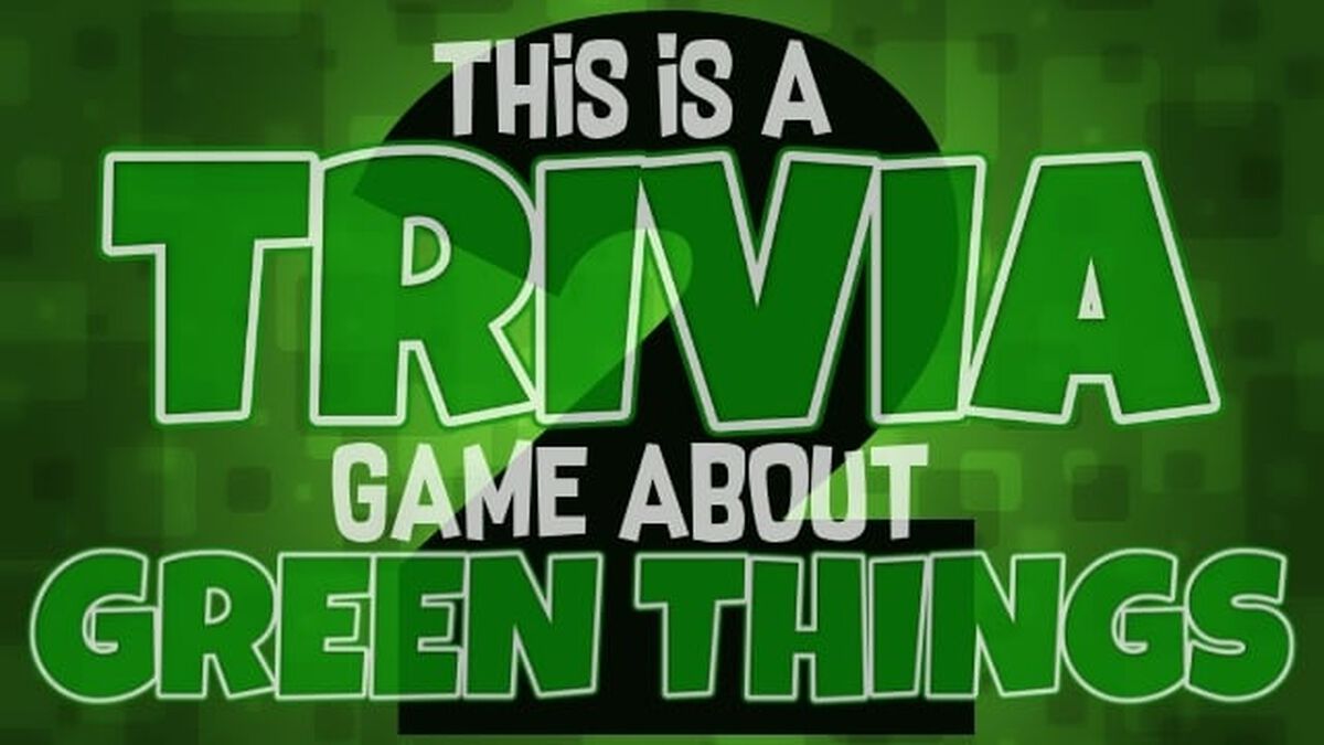 This Is A Trivia Game About Green Things Volume 2 image number null