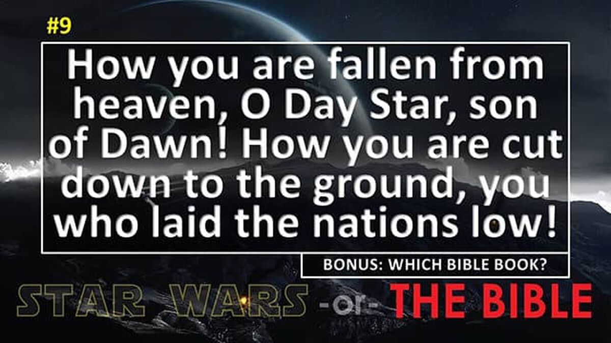 Star Wars or The Bible image number null