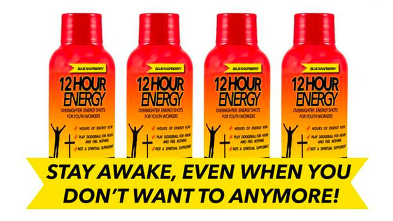 12-Hour #YouthMin Overnighter Energy™ Shots