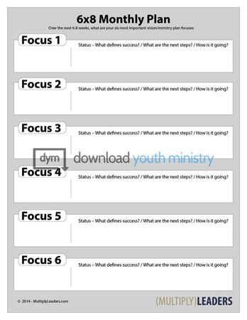 Personal Ministry Planner