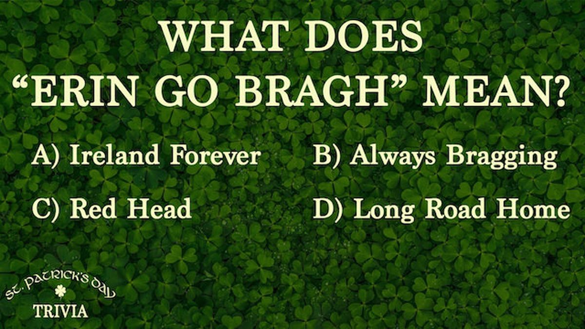 St. Patrick's Day Trivia image number null