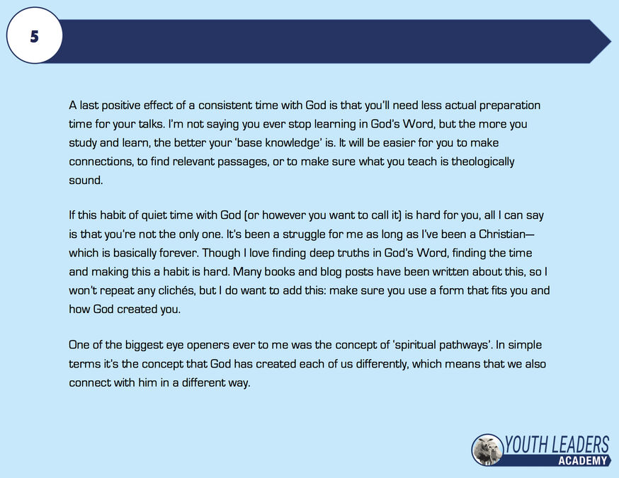10 Steps to Preparing a Killer Youth Talk image number null