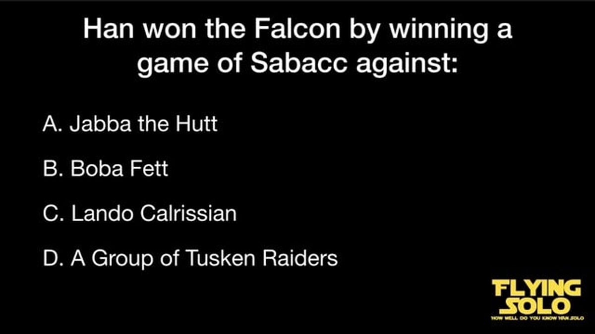 Flying Solo: How Well Do You Know Han Solo? image number null