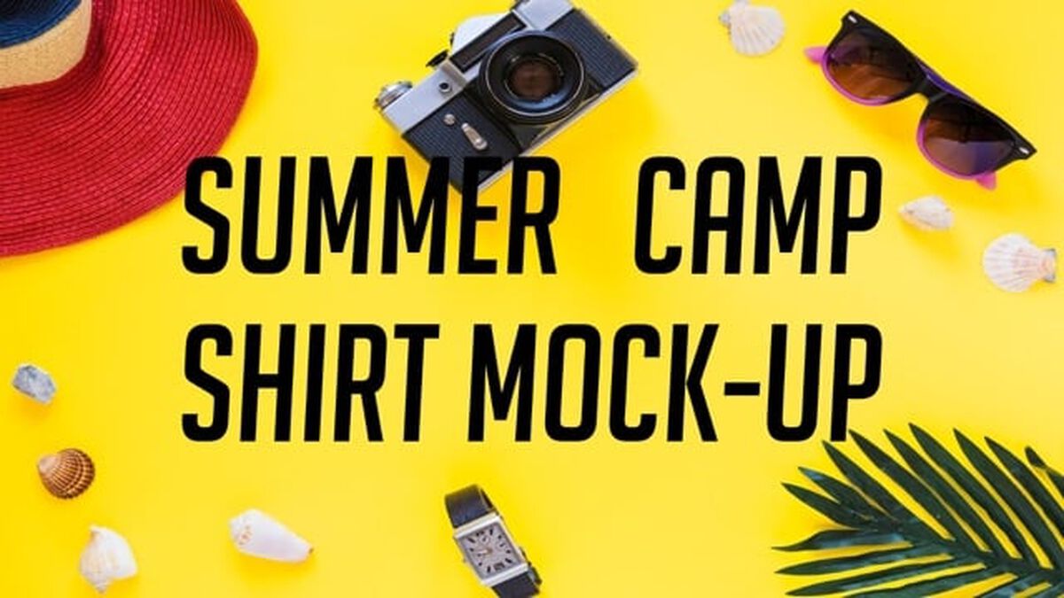 Summer Camp Shirt Mock-Up image number null