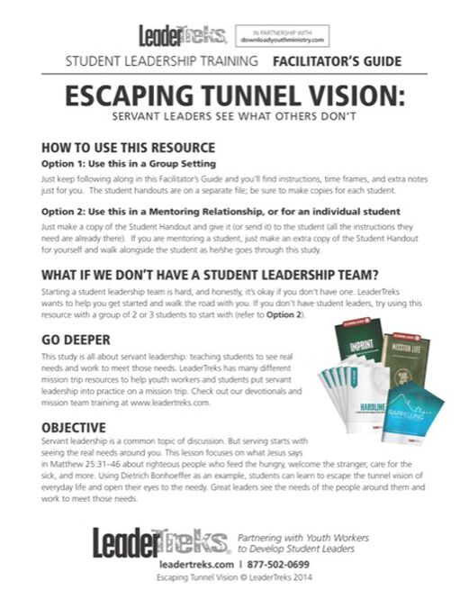 Escaping Tunnel Vision image number null