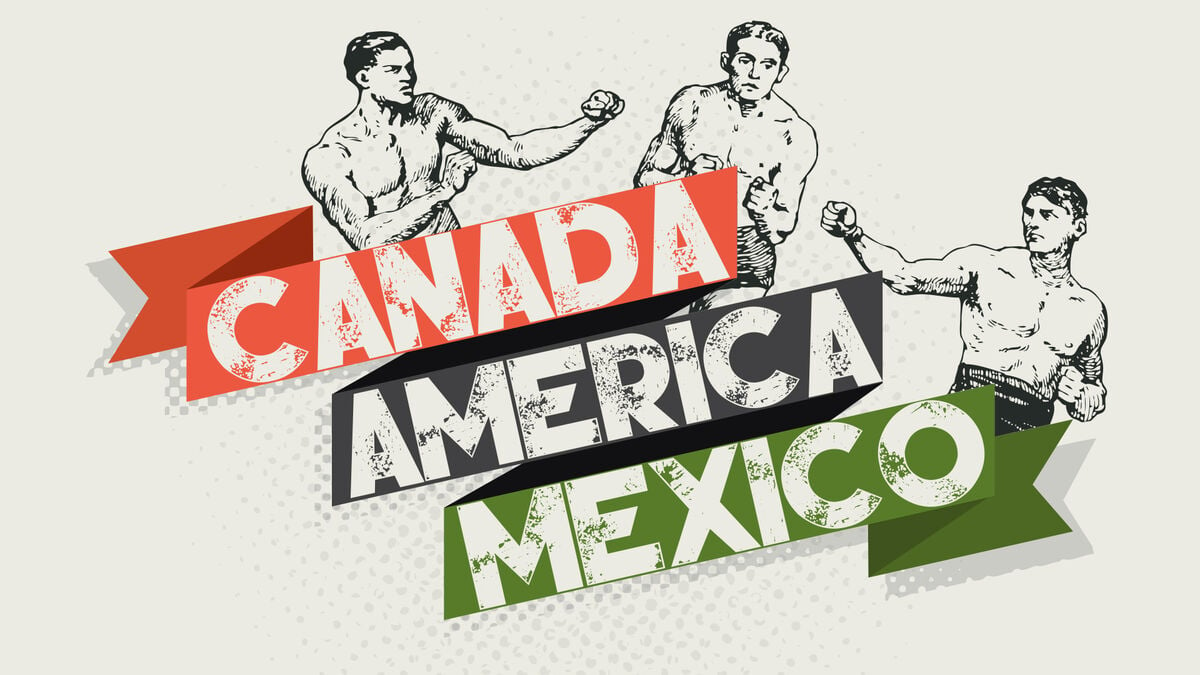 Canada vs America vs Mexico  image number null