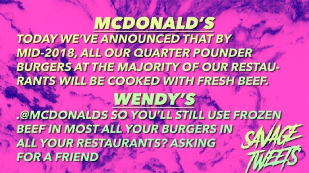 Savage Tweets: Wendy's Edition image number null