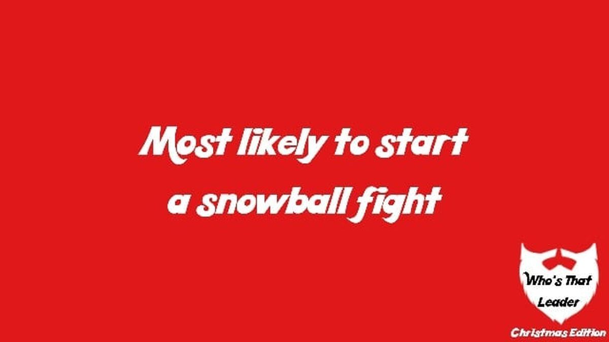 Who's That Leader Christmas Edition image number null