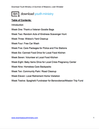 A Summer of Missions