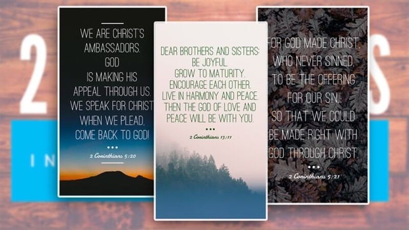 2 Corinthians Bible Verses for Instagram/Snapchat Stories