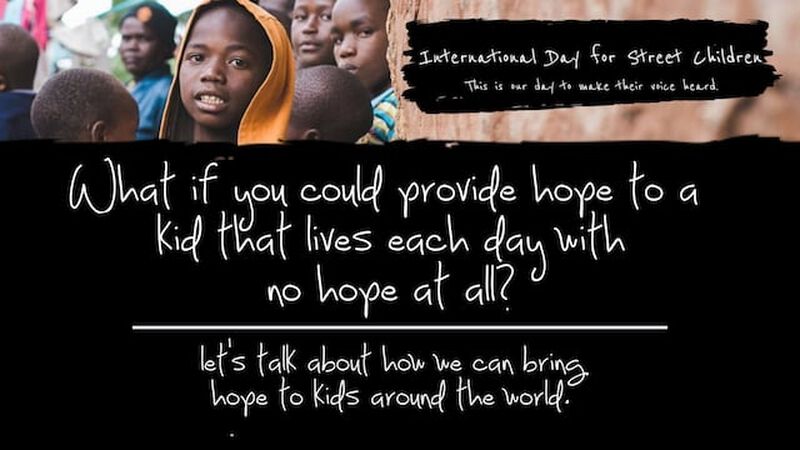 International Day for Street Children - One Night Experience