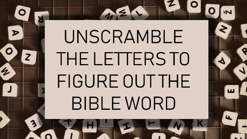 Scramble Bible Edition