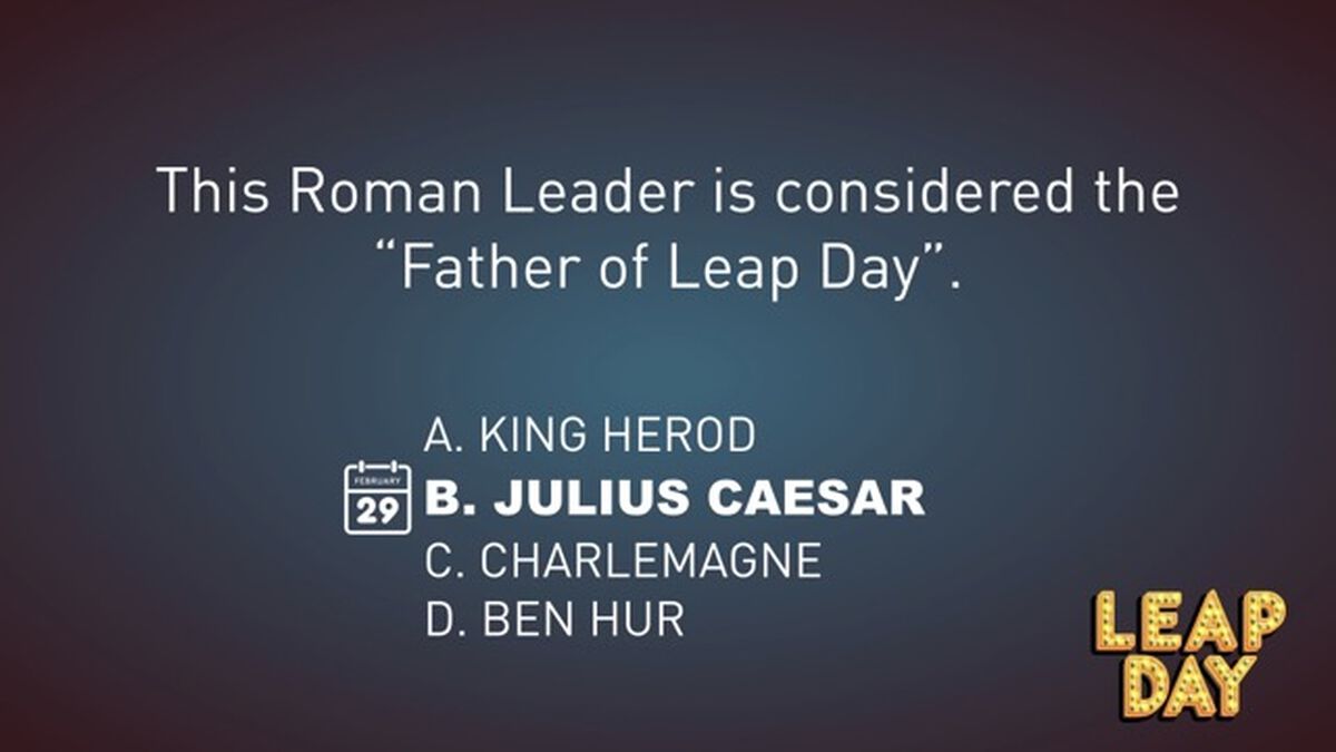Leap Day Trivia image number null