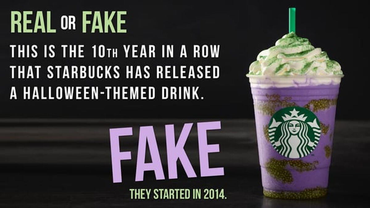 REAL OR FAKE: Witch's Brew Frappuccino Edition image number null