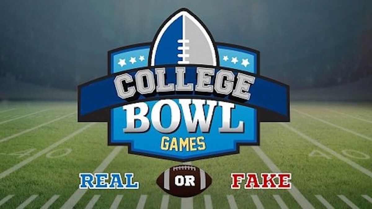 Real/Fake: College Bowl Games image number null