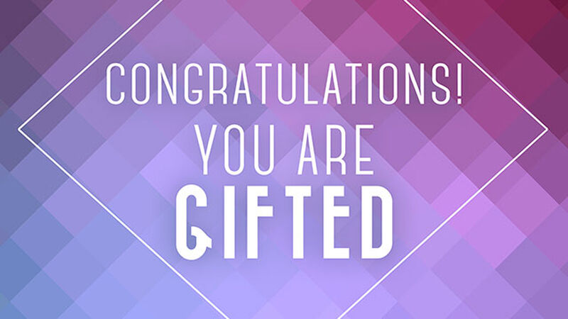 Congratulations! You Are Gifted (reproducible growth booklets)