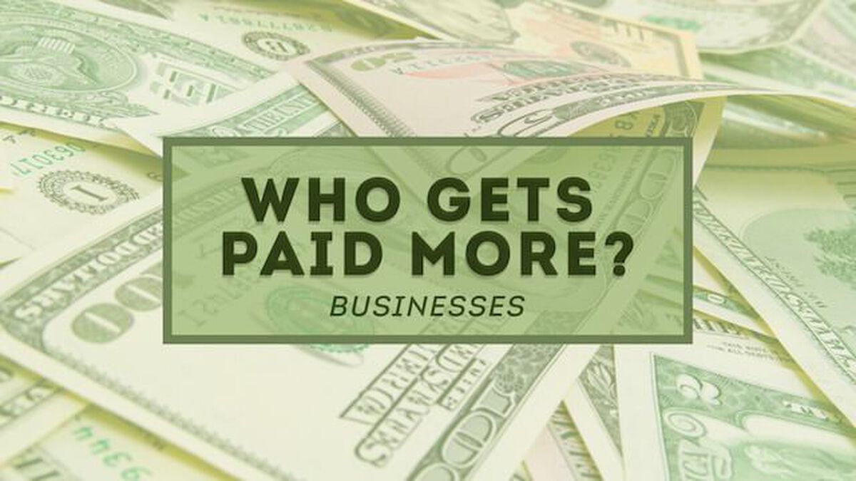 Who Gets Paid More? Business Edition image number null