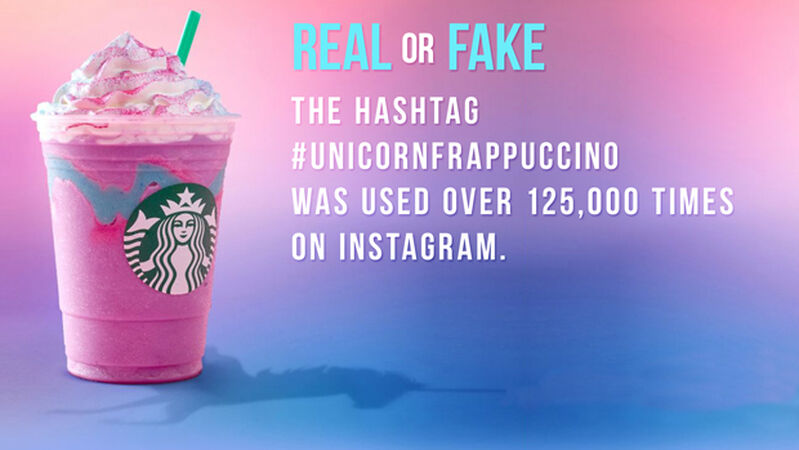 REAL OR FAKE: Unicorn Frappuccino Edition