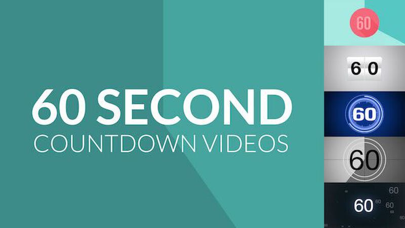 Five 60-Second Countdown Videos