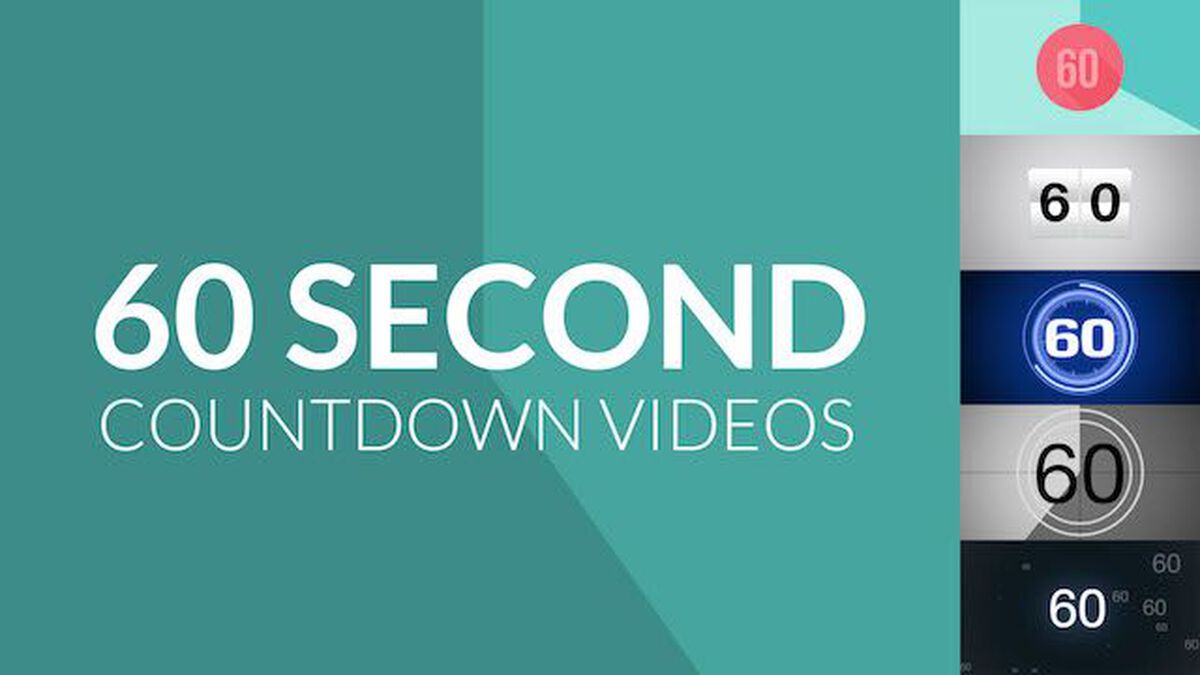 Five 60-Second Countdown Videos image number null