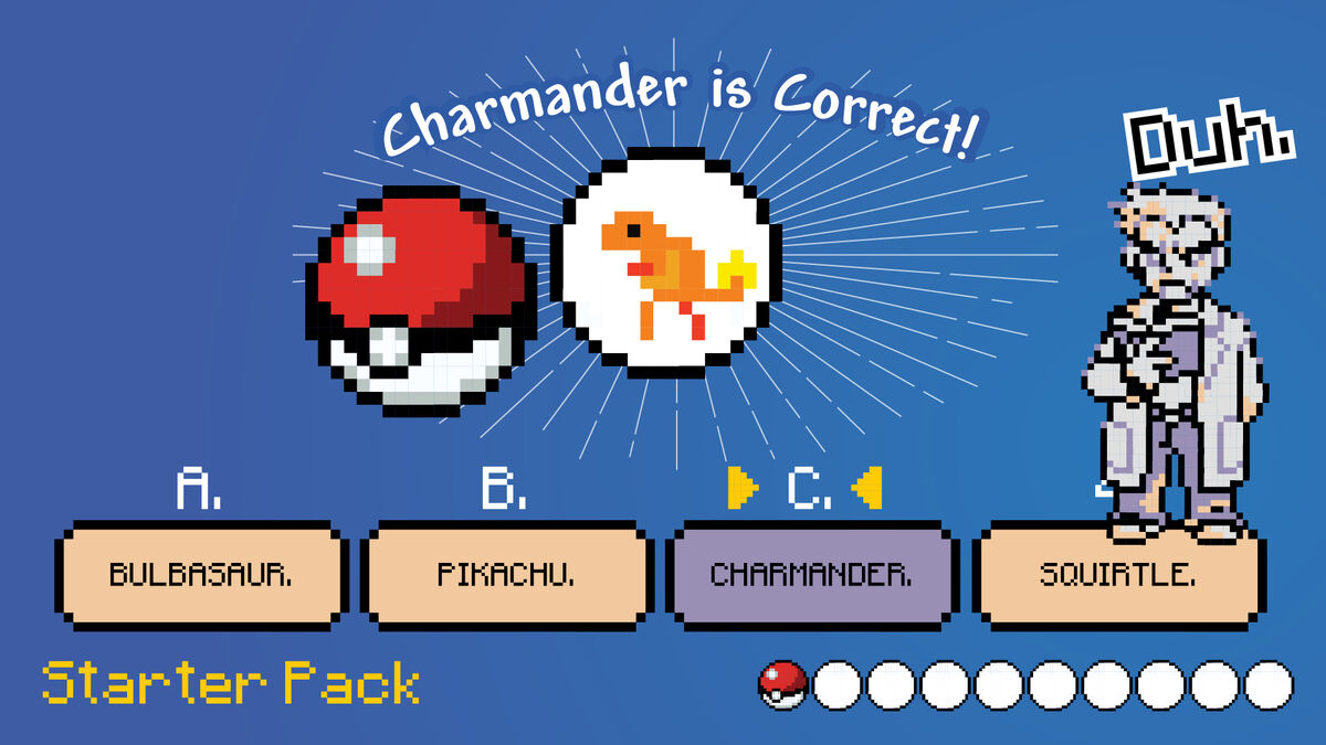 Pixelated Pokemon Game image number null
