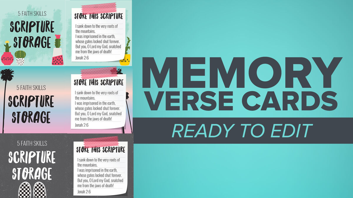 Memory Verse Cards image number null
