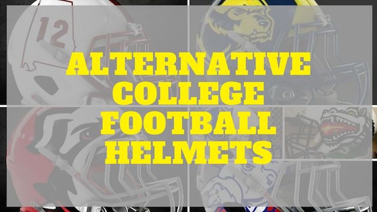 Alternative College Football Helmets image number null