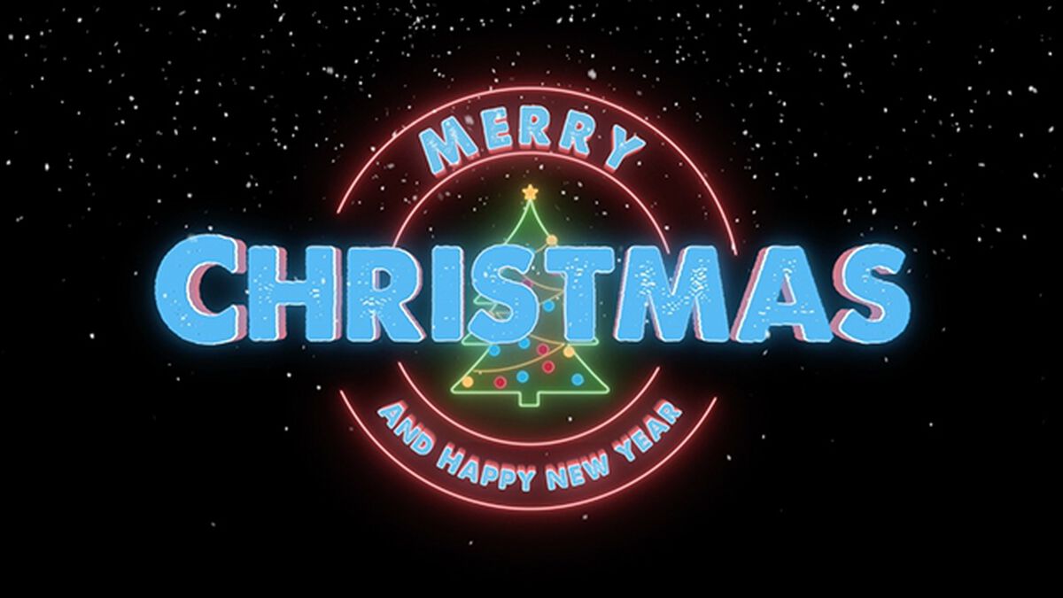 Christmas/New Year’s Neon Transitions image number null