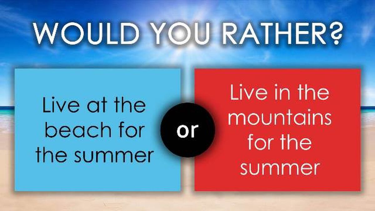 Would You Rather: Summer Break image number null